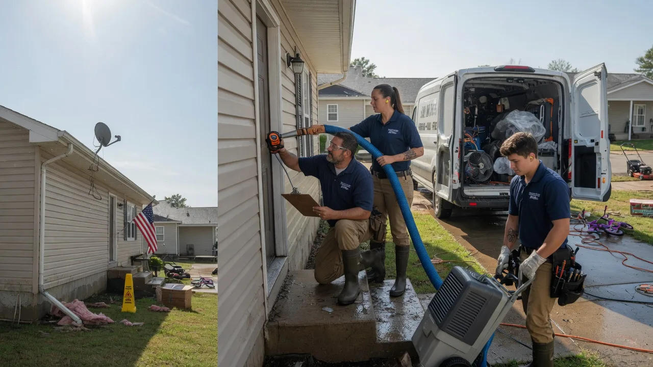 Ceiling Water Damage Restoration in Norwich, KS near me